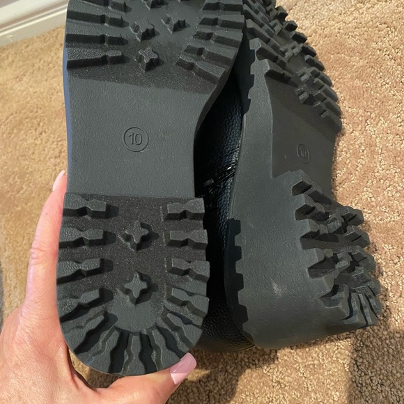 Universal thread women’s Black Ankle Boots Zipper New size 10 stylish comfort - Picture 11 of 15